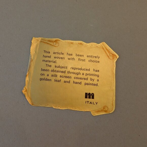 Vintage Italian Fisherman and Sail Boats Picture with Goal Leaf - Picture 7 of 8